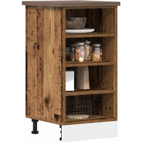 vidaXL Bottom Cabinet Riga Old Wood 40x44.5x81.5 cm Engineered Wood