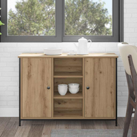 vidaXL Sideboard Artisan oak 100 x 35 x 70 cm Engineered wood