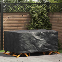 vidaXL Outdoor Furniture Cover Black 170 x 100 x 70 cm 210D