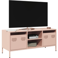 vidaXL TV Cabinet Pink 101.5x39x43.5 cm Cold-rolled Steel