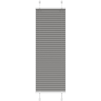 vidaXL Pleated Blind Anthracite 50x150 cm Fabric Width 49.4 cm Polyester