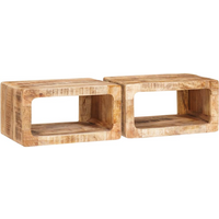 vidaXL Bedside Tables 45 x 30 x 24 cm Solid mango wood