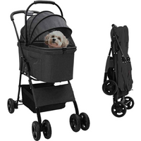 Folding Pet Stroller 81 x 47 x 600D Oxford fabric