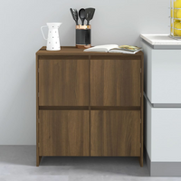 vidaXL Sideboard Brown Oak 70x41x75 cm Engineered Wood