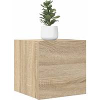 vidaXL Wall Mounted TV Cabinet Sonoma Oak 30.5x30x30 cm