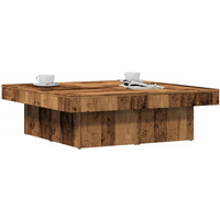 vidaXL Coffee Table Old Wood 90x90x28 cm Engineered Wood