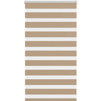 vidaXL Zebra Blind Sand Brown 75x100 cm Fabric Width 70.9 cm Polyester