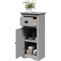 vidaXL Bathroom Cabinet BODO Grey 44x30x90 cm