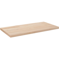 vidaXL Table Top 80x40x2.5 cm Solid Wood Pine Rectangular