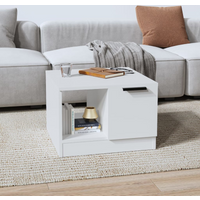 vidaXL Coffee Table White 50x50x36 cm Engineered Wood