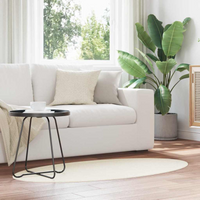 vidaXL Rug Folding HUARTE Cream 80 x 150 cm Polyester