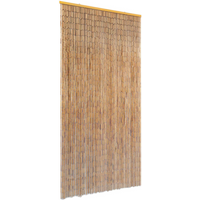 vidaXL Insect Door Curtain Bamboo 90x220 cm