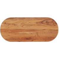 vidaXL Table Top 100x40x3.8 cm Oval Solid Wood Acacia