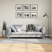 vidaXL Rug HUARTE Short Pile Soft and Washable Grey 100x200 cm