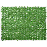 vidaXL Balcony Screen with Green Leaves 200x150 cm