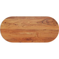 vidaXL Table Top 110x50x3.8 cm Oval Solid Wood Acacia