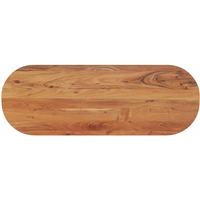 vidaXL Table Top 110x40x2.5 cm Oval Solid Wood Acacia