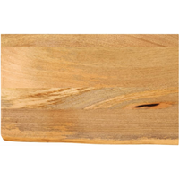 vidaXL Table Top Live Edge 50x20x3.8 cm Solid Wood Mango