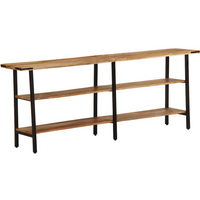 vidaXL Console Table 180x35x70 cm Solid Wood Mango