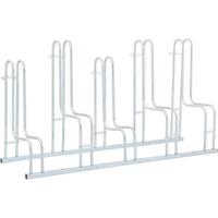 vidaXL Bicycle Stand for 5 Bikes Floor Freestanding Galvanised Steel