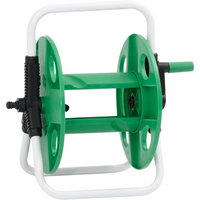 vidaXL Free Standing Green Hose Reel for 45 m 1/2" Hose Steel