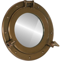 vidaXL Porthole Mirror Wall Hanging Ø30 cm Aluminium and Glass
