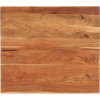 vidaXL Table Top 90x80x3.8 cm Rectangular Solid Wood Acacia