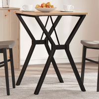 vidaXL Dining Table Legs Y-Frame 60x50x73 cm Steel