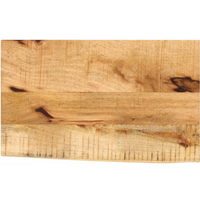 vidaXL Table Top 50x30x2.5 cm Live Edge Solid Wood Rough Mango