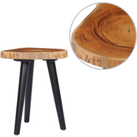 vidaXL Coffee Table 40x45 cm Solid Teak