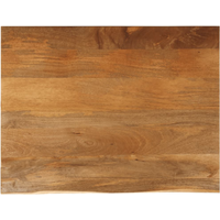 vidaXL Table Top Live Edge 90x80x3.8 cm Solid Wood Mango