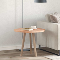 vidaXL Table Top Light brown Ø 60 x 2.5 cm Solid oak wood