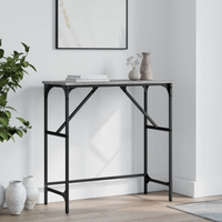 vidaXL Console Table Grey Sonoma 75x32x75 cm Engineered Wood