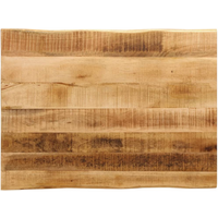 vidaXL Table Top Live Edge 70x60x2.5 cm Solid Wood Rough Mango