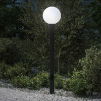 vidaXL Bollard Light with Outlet 120 cm Black IP44
