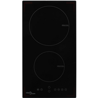 vidaXL Induction Hob with 2 Burners Touch Control Glass 3500 W