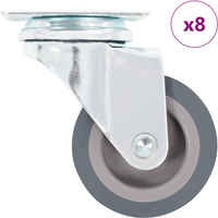 vidaXL 8 pcs Swivel Casters 50 mm