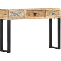 vidaXL Console Table 110x30x76 cm Solid Mango Wood