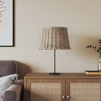vidaXL Lamp Shade Brown Ø40x26 cm Wicker