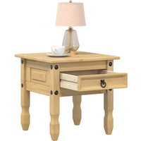 vidaXL Side Table Corona 50x50x50 cm Solid Wood Pine