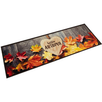 vidaXL Kitchen Rug Washable Autumn 60x180 cm Velvet