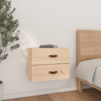 vidaXL Wall-mounted Bedside Cabinet 50x36x40 cm