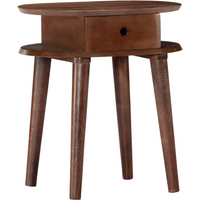 vidaXL Bedside Cabinet 50x35x55 cm Solid Acacia Wood