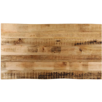 vidaXL Table Top Live Edge 100x60x2.5 cm Solid Wood Rough Mango