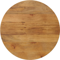 vidaXL Table Top Ø 70x3.8 cm Round Solid Wood Mango