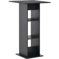 vidaXL Bar Table Black 60x60x110 cm