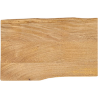 vidaXL Table Top 50x40x2.5 cm Live Edge Solid Wood Mango