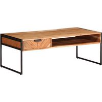 vidaXL Coffee Table 110x55x40 cm Solid Wood Acacia