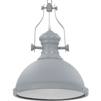 vidaXL Ceiling Lamp Grey Round E27