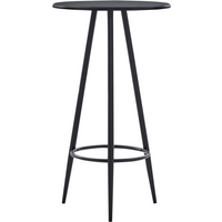 vidaXL Bar Table Black 60x107.5 cm MDF